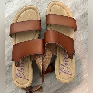 Blowfish Platform Leather Sandal